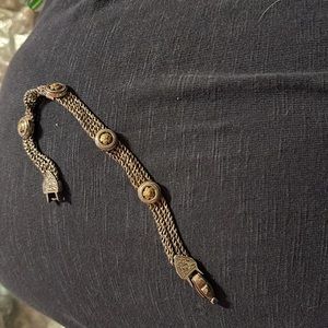 Sterling 925 & 14k Anatoli vintage bracelet